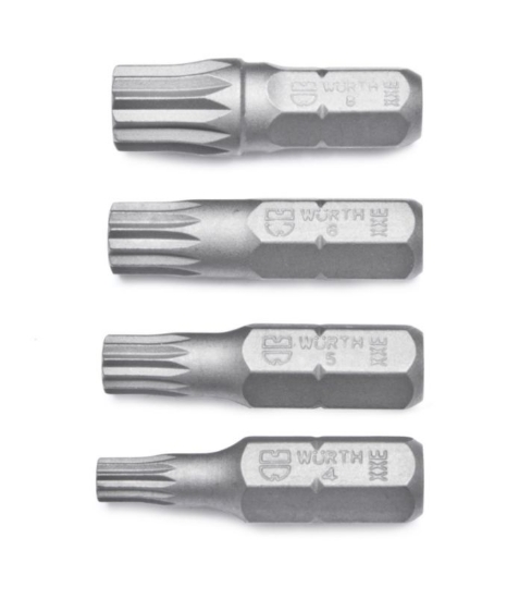 Slika Nastavki XZN, 1/4", M4-M8, SET-4delni