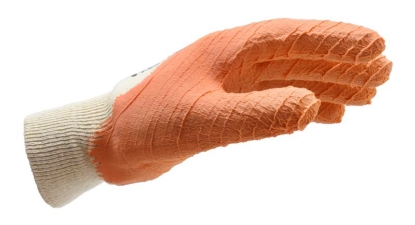 Zaščitne rokavice, oranžne, Latex grip - Delovne rokavice