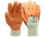 Zaščitne rokavice, oranžne, Latex grip - Delovne zaščitne rokavice