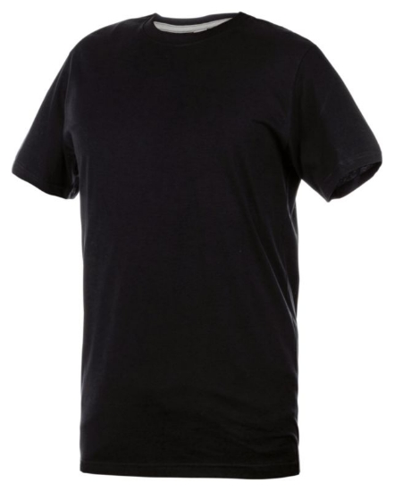 Slika Majica s kratkimi rokavi Job+, črna