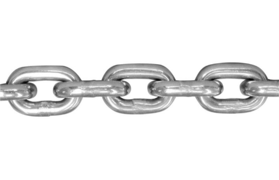 Okrogla jeklena veriga, kratka veriga 