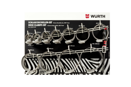 111-delni set cevnih objemk 12 mm/SW7 in izvijača