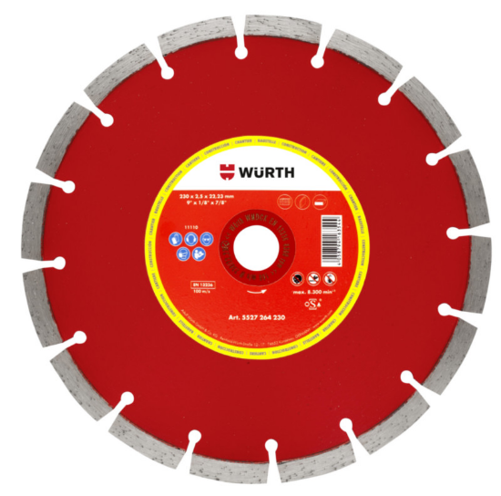 Diamantna rezalna plošča Turbo