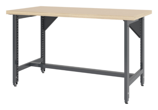 Delovni pult, nastavljiv, 2FU, 1500, RAL7016