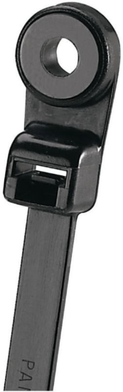 Kabelska kravata z očesom in plastično ključavnico, toplotno stabilizirana - industrijska kakovost 