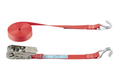 Zategovalni trak z ragljo dvojni 25mm L6m