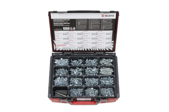 pias® komplet vrtalnih vijakov s šesterokotno glavo in ovratnikom