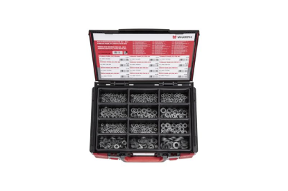 Klinasta podložka z naborom ozkih/širših tipov 