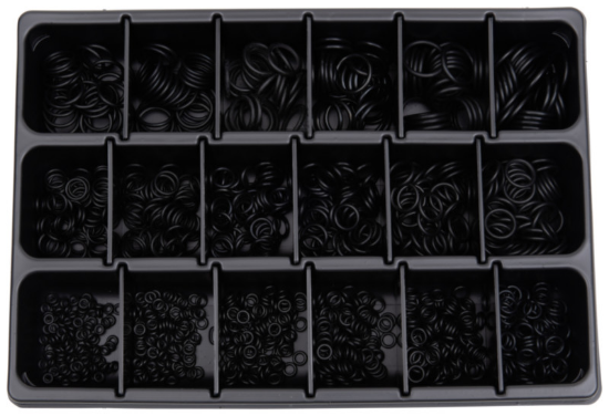 O-obročki, metrični, nabor, brez ohišja 