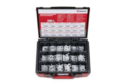 155-delni set plastičnih veznikov v sistemskem kovčku