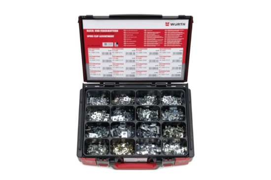 Sklop pločevinastih/vzmetnih matic 