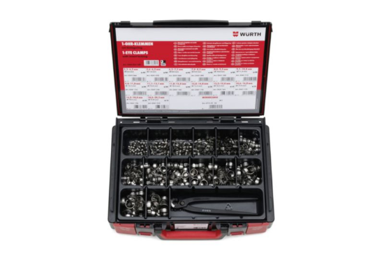 481-delni set objemk s kleščami v sistemskem kovčku