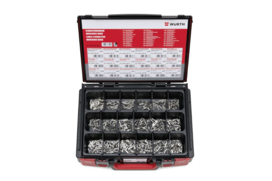450-delni set kabelskih spojk Mercedes Benz v sistemskem kovčku