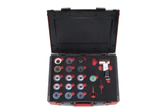 Set brusnih plošč v sistemskem kovčku