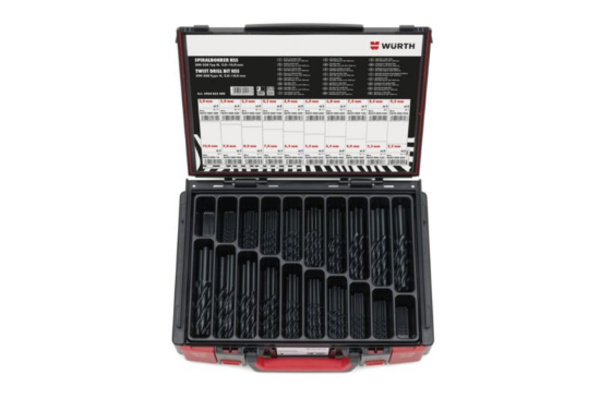 Set svedrov DIN338 HSS v sistemskem kovčku, 82 kosov