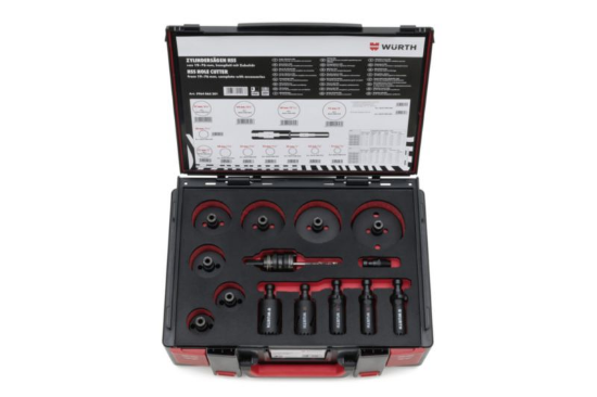 Set cilindričnih žag HSS v sistemskem kovčku 