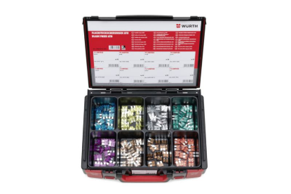 160-delni set ploščatih varovalk ATO v sistemskem kovčku