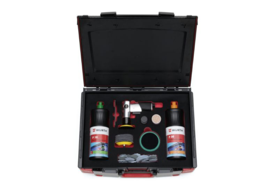 Set za poliranje in lakiranje v sistemskem kovčku