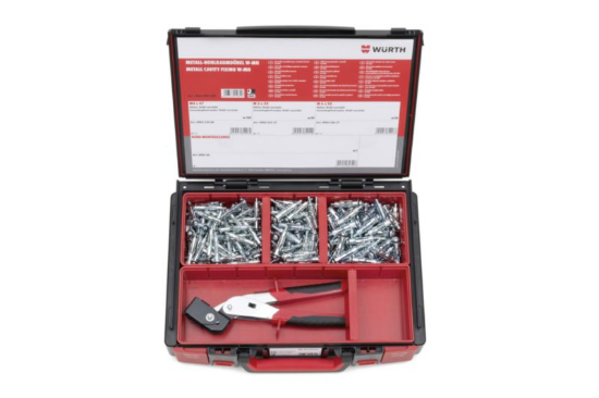 201-delni set vložkov s kleščami v sistemskem kovčku