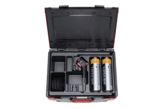 Set s pištolo za lotanje TurboJet v sistemskem kovčku