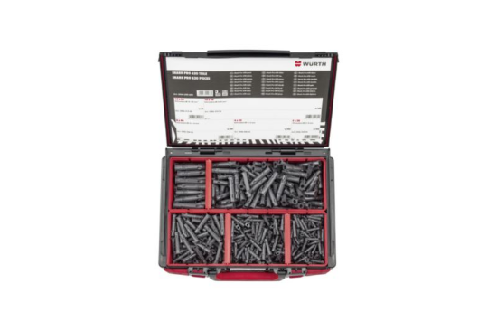 620-delni set plastičnih vložkov W-ZX v sistemskem kovčku