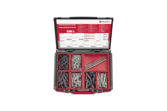 355-delni set vložkov in vijakov Shark Pro