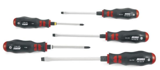 5-delni set Philips/ravnih izvijačev