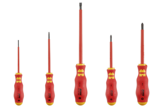 5-delni set ravnih izvijačev Philips VDE