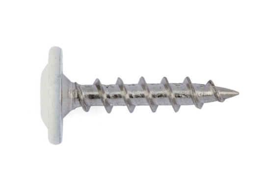 Vijak za okensko polico z glavo s prirobnico 