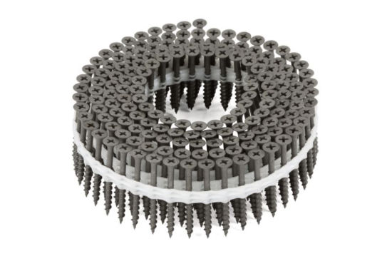 Vijak za suhe stene z grobim navojem, z jermenom 