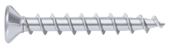 Vijak za izdelavo oken, z dvignjeno poševno glavo FBS 