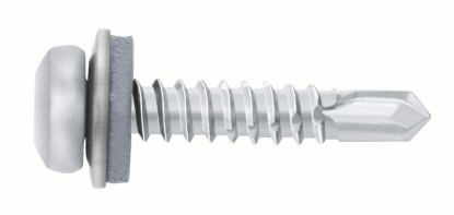 Vrtalni vijak z okroglo glavo, AW pogonom in tesnilno podložko piasta®