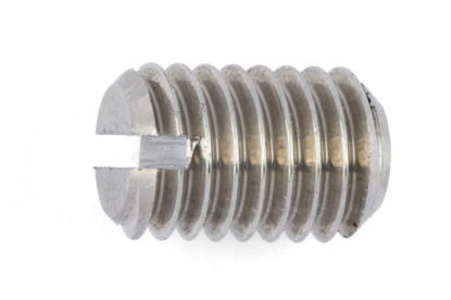 Nastavitveni vijak z zarezami in prisekanim stožcem 