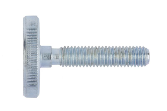 Vijak z narezanim palcem, nizek profil 