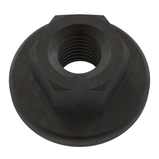 Šestkotna varilna matica s prirobnico 