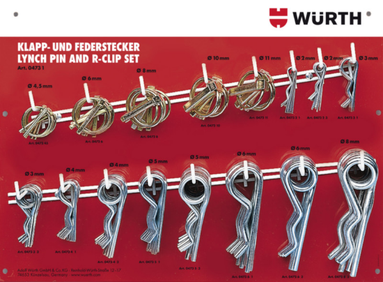 Vpenjalni zatič a. spr cot pin ass 