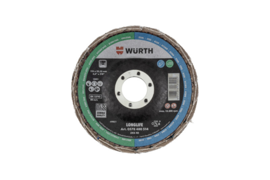 Disk z lamelami z dolgo življenjsko dobo za jeklo/nerezovo jeklo 