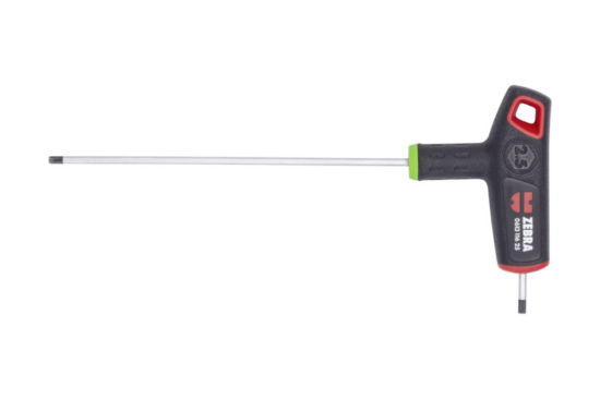 T-ročaj 2-komponentni šestiložni ključ 