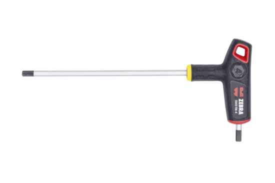 T-ročaj 2-komponentni šestiložni ključ 