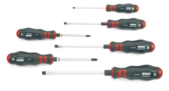 6-delni set Philips/ravnih izvijačev 6KT