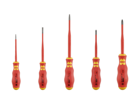 Set ravnih izvijačev Philips VDE