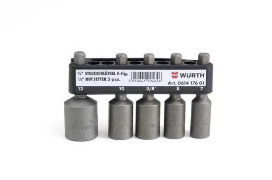 Vstavek za ključe 1/4 palca, komplet 