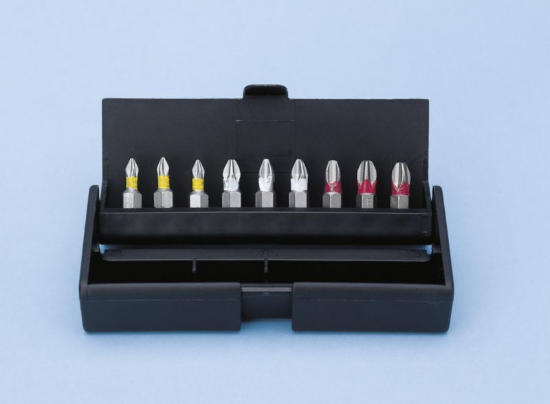 9-delni set nastavkov 1/4" Pozidriv