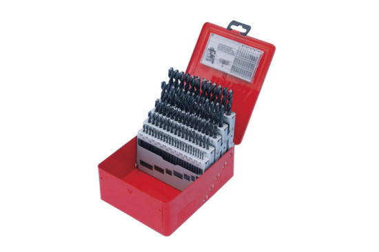 Set spiralnih svedrov za kovino DIN338 HSS