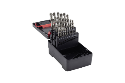 Set spiralnih svedrov za Inox DIN338 HSCO OX, 25 kosov