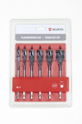 Set ploščatih svedrov za les