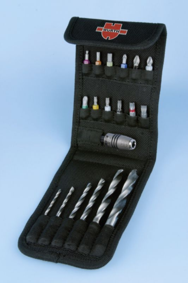 Set spiralnih svedrov za les HSS 1/4" vpetje