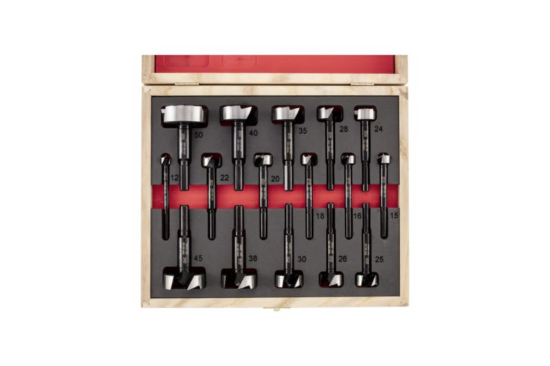 16-delni set specialnih svedrov za les Forstner Zebra Longlife&Speed