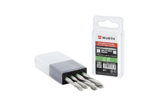 Set navojnih svedrov za skoznje luknje Neotap, zeleni