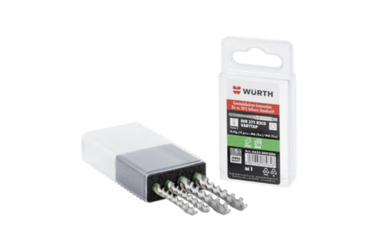 Set str. navojnih svedrov za skoznje luknje HSCO Varytap, zeleni